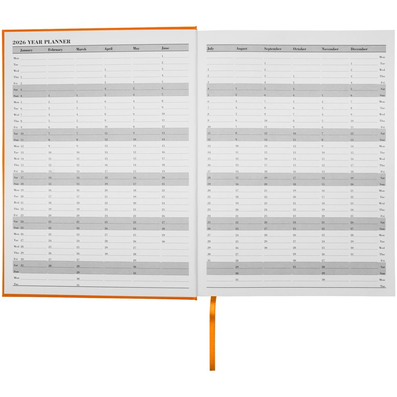 Star Note 2026 A5 Page a Day Diary Planner Daily