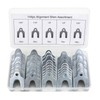 RUMMAIX 144 Pcs Alignment Shims, Metal Shim Kit, Adjustable Spacers,