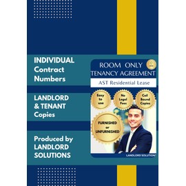 Landlord Legal Services: 2 x Room Only Tenancy Agreement for Furnished or Unfurnished. Two Copies. Paper, Legal Document, Document, Agreement