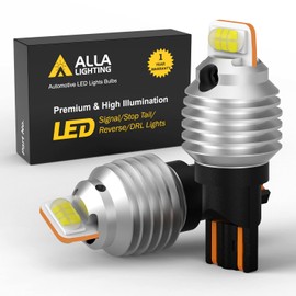 Alla Lighting T15 921 912 LED Bulbs 922 906 W16W, 6000K Xenon White Back-up Reverse Lights, Trunk Cargo Area Lights RV, Cars, Trucks, Super Bright 12V 921KX 921LL