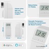 Homematic IP Compact Plus Smart Home Radiator Thermostat, Digital Heater