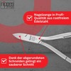 Nippes Solingen Corner Pliers for Nails, 13 cm, Nickel-Plated Steel,
