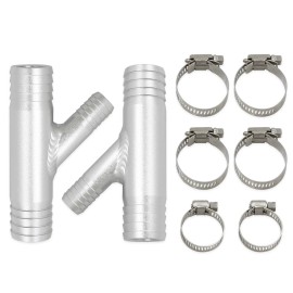 mscrp 1 Set 1" to 5/8 CAB Heater Y Fitting Compatible For UTV SXS RZR CAN AM Polaris