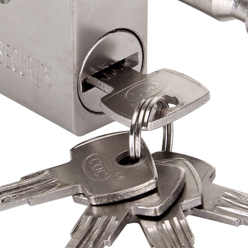Youyijia 10 Keys Heavy Duty Padlock 9.4X7X2.9cm Warehouse Container Security