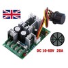 10V - 60V 20A DC Fused PWM Motor Speed Controller