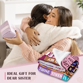 Sister Gifts from Sister Adult to My Sister Blanket Sister Birthday Gifts Big Sister Gifts from Little Sister Birthday Gifts for Women Soul Sister Gifts Sister Blanket 50"x60"