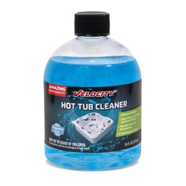 Velocity Hot Tub Cleaner – 2 Uses Per Bottle. Spa Cleaner, Removes Buildup for Instant Clear Water
