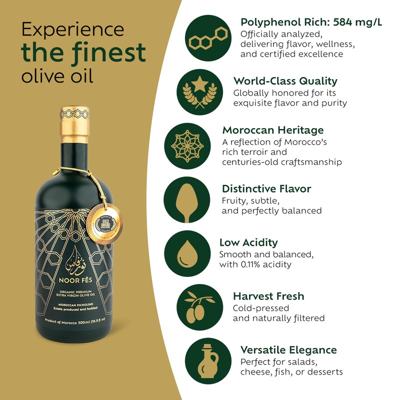 Noor Fes Noor Fs Award Winning Polyphenol Rich Olive Oil
