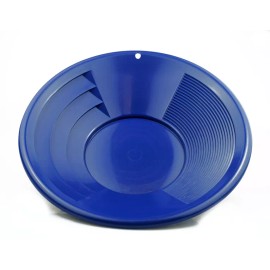 14" Blue Gold Pan Panning Kit with Sniffer & Vial