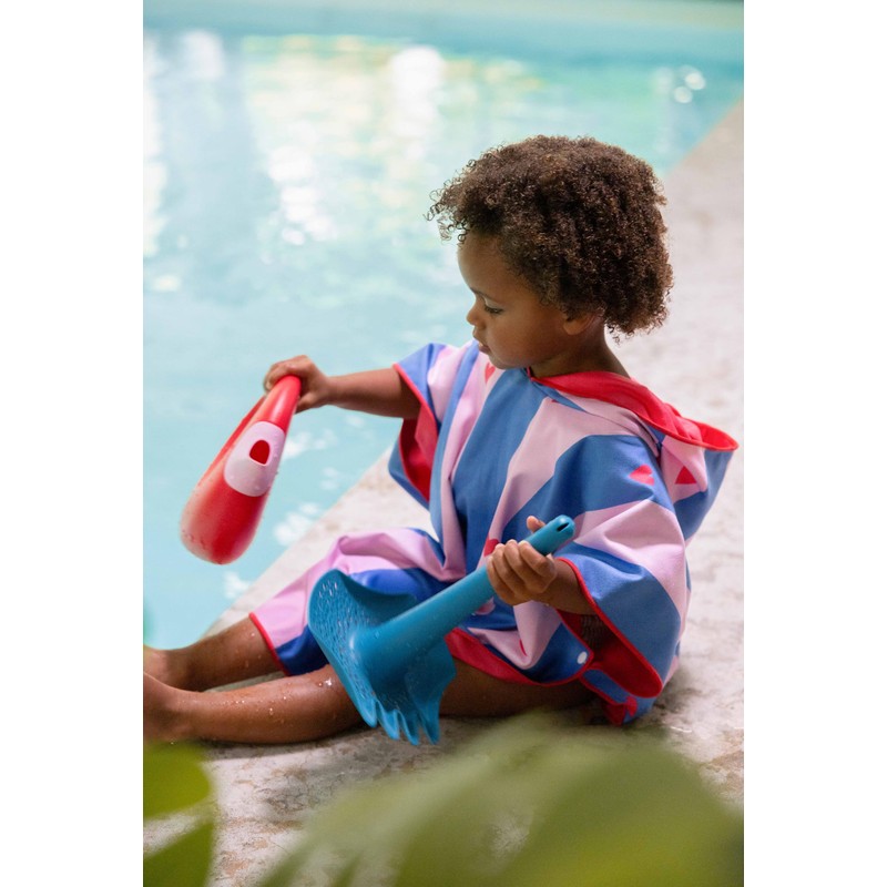 Quut Children's Cherry Bath Poncho - 60 x 60 cm