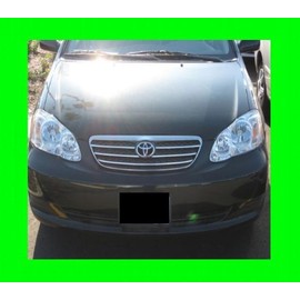 312 Motoring fits 2005-2008 Toyota Corolla Chrome Grille Grill KIT 2006 2007 05 06 07 08 S CE LE XRS