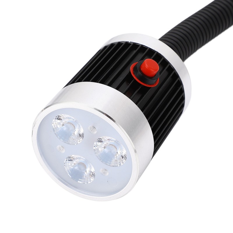Round Magnetic Base Gooseneck Light Industrial LED CNC Machine Tool