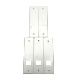 Blinds 5x Cover Plate for Roller Shutter Belt Winder White 165 mm