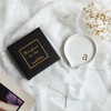 COLLECTIVE HOME - Spoon Rest for Kitchen, Monogram Ceramic Spoon
