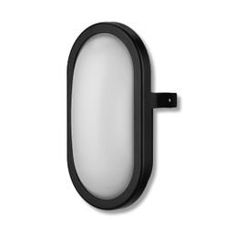 LED Oval Fitting, colour: black