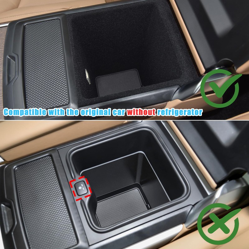 HAPPYHORSE Car armrest Organizer Storage Box Compatible with Land Rover