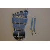 Hot Rod Parts Supply Barefoot Chrome Gas Pedal Cover &
