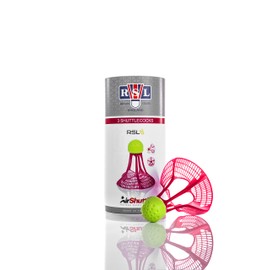 RSL - Air Shuttle Red - Nylon Ball for Badminton / Shuttlecock Outdoor Play - Wind-resistant due to Special Shape - 3 Air Shuttle Red per Roll