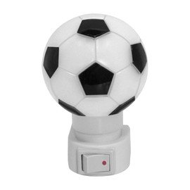 Lloyd's LP-86 Luz de Noche, Figura de Soccer, color Blanco/Negro, Pequeño