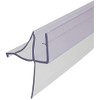 Frameless Shower Door Bottom Seal Shower Sweep with Drip Rail