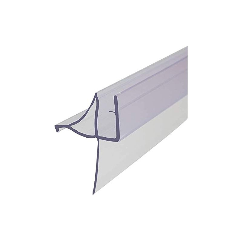 Frameless Shower Door Bottom Seal Shower Sweep with Drip Rail