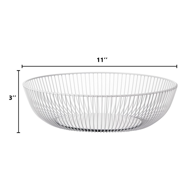 IBWell Wire Fruit Basket Fruit Bowl Kitchen Fruit Basket Stand