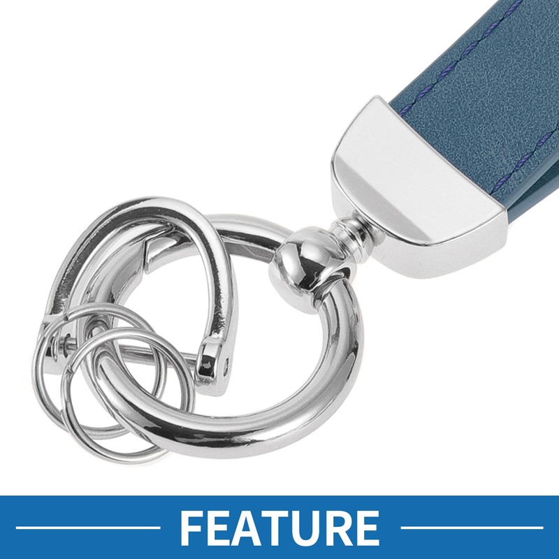 A ABSOPRO Car Keychain Universal Key Chain with Ring for