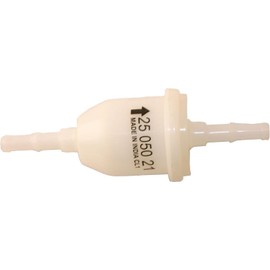 For KOHLER 25 050 21-S1 Engine Fuel Filter 75 Micron W/ 3/16-Inch & 1/4-Inch Line