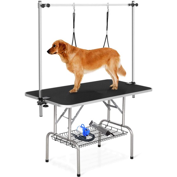 Pet Grooming Table for Large Dogs Adjustable Professional - Portable