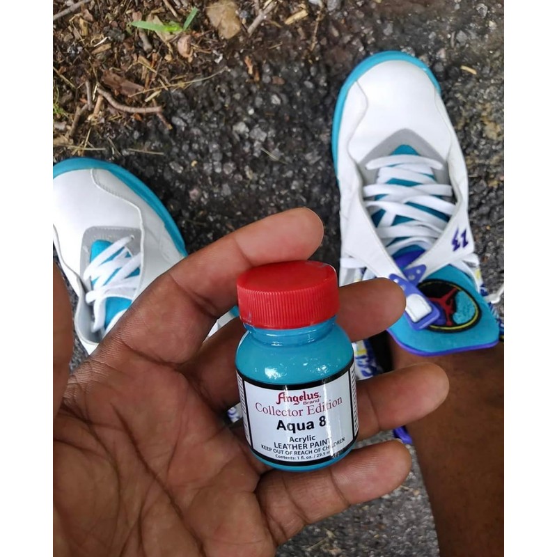 Angelus Collector Leather Paint 1 oz Aqua 8