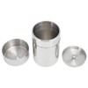 Portable 304 Stainless Steel Sealed Tea Leaf Storage Jar Canister