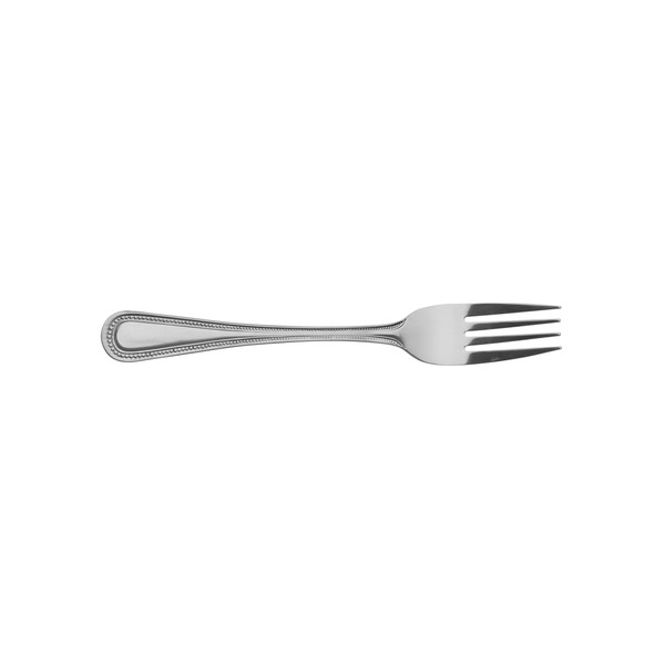 Grunwerg Classic Bead Table Forks, 18/0 Stainless Steel, Mirror Finish - Everyday Parish Cutlery (Pack of 12)