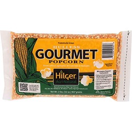 Hilger's Agri-Natural Hulless Gourmet Popcorn, Made in Bellwood, Nebraska-Made in the USA 3 Pack