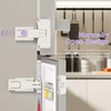 Refrigerator Fridge Freezer Door Lock for Kids and Aging Seals,