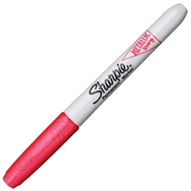 Sharpie Metallic Permanent Markers | Fine Point | Ruby Metallic | 12 Count