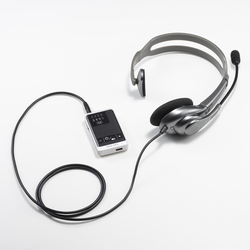 Sanwa Supply MM-WGS5T-HS2 Wireless Guide Headset (for parent device)