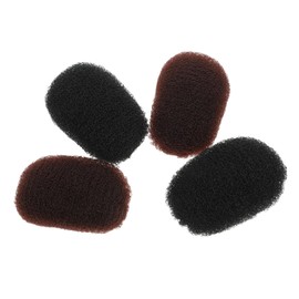 Gatuida 4pcs Hair Padding Tool Clips for Women Decorative Styling Accessories Lightweight Invisible Hair Clamps for Volume Black Brown Colors for Various Hairstyles