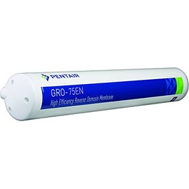 Pentair Pentek GRO-75EN High Efficiency Reverse Osmosis Membrane, TLC Encapsulated Replacement Membrane with Permeate Check Valve, 200 ML/Minute Drain Line Flow Control, 75 GPD Flow Rate