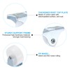 PATIKIL 1" Rigid Caster Wheels, 4 Pack Silent Fixed Plate