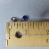 Pemby Studio SEPTEMBER Birthstone Crystal Charm Zipper Pull Keychain Add