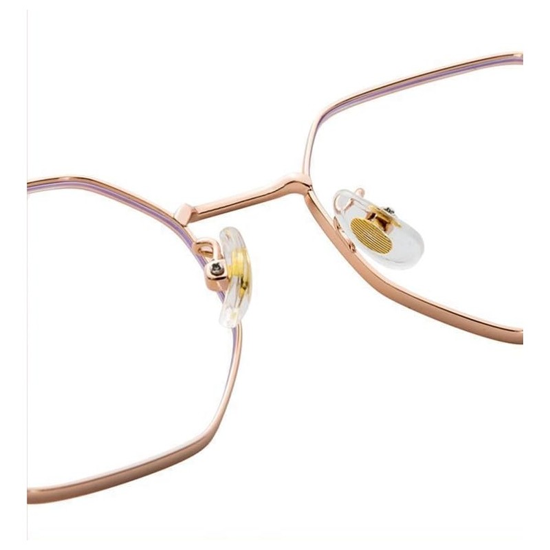 [カロカック] オクタゴン 多角形 メタルフレーム 韓国 トレンド おしゃれ サングラス 伊達 レディース