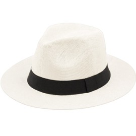 The Original Panama Matte Toyo Straw Sun Safari Hat (White)