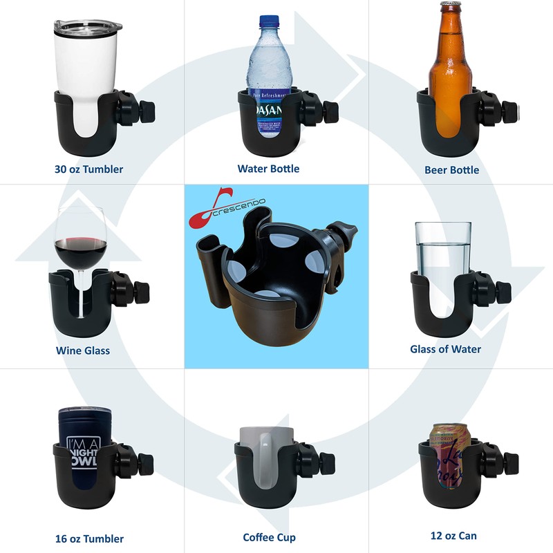 Mic Stand Cup Holder (CR20 Cup and Phone Holder)