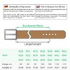 Cipo & Baxx Men's Genuine Leather Belt RBC by Leather