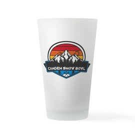 CafePress Camden Snow Bowl Camden Maine Pint Glass, 16 oz. Drinking Glass