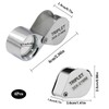 Pack of 4 Foldable Pocket Magnifier for Folding, Jeweler's Magnifying