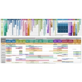 Tabla de Espectro Bacteriano y Antibióticos, Guía de Dosificación para Profesionales de la Salud. (Calcomanías)