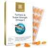 Healthspan Turmeric & Omega 3 | 60 Capsules | Added