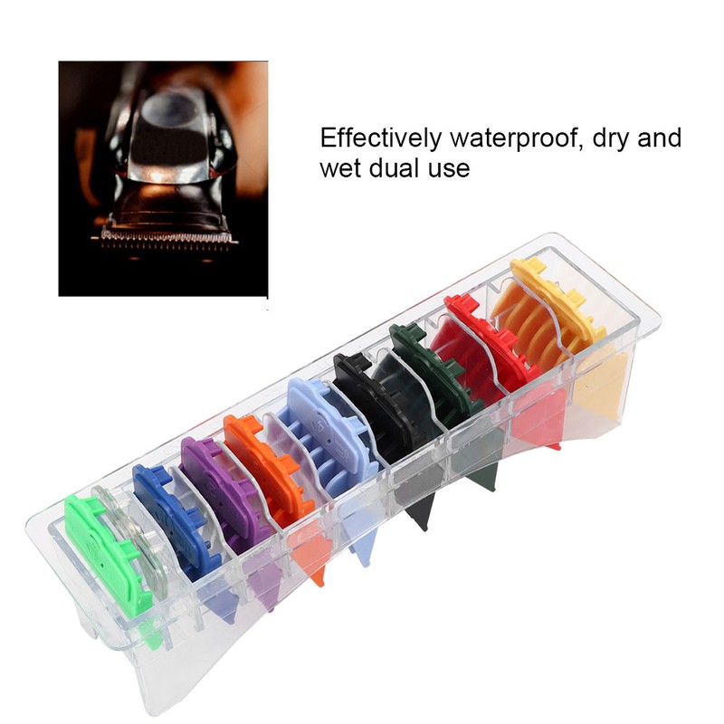 10pcs Limit Combs Hair Cutting Clipper Magnetic Guide Tools Barber