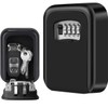 Wall-mounted key safe, key box with a combination code, safe